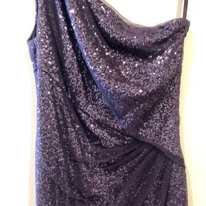 Purple formal dress - like new!